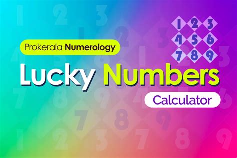 Lucky Numbers and Numerology .